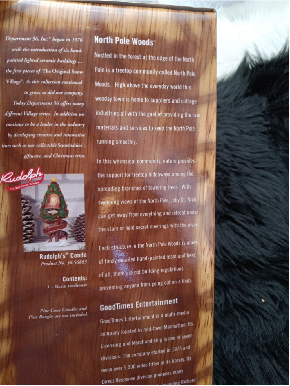 Department 56 Rudolph's Condo North Pole Woods Retired 2000 56885 NEW IN BOX - Picture 5 of 10